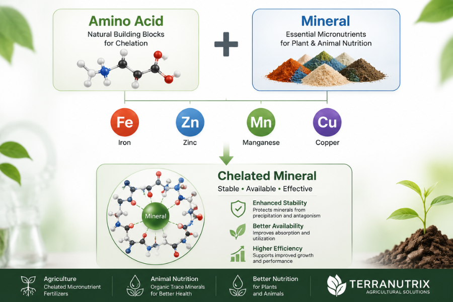 Amino Acid Chelated Minerals Fertilizers