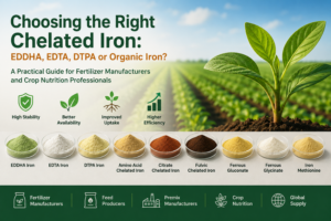 Choosing the Right Chelated Iron EDDHA vs EDTA vs DTPA vs Organic Iron