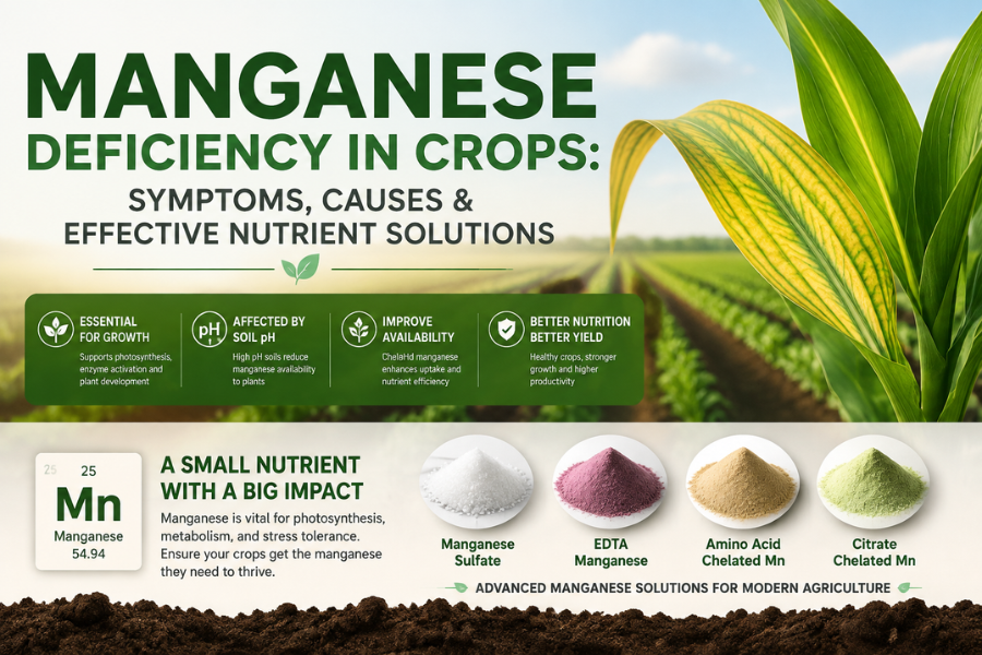 Manganese Deficiency in Crops Symptoms and Solutions