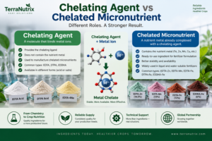 Chelating Agent vs Chelated Micronutrient