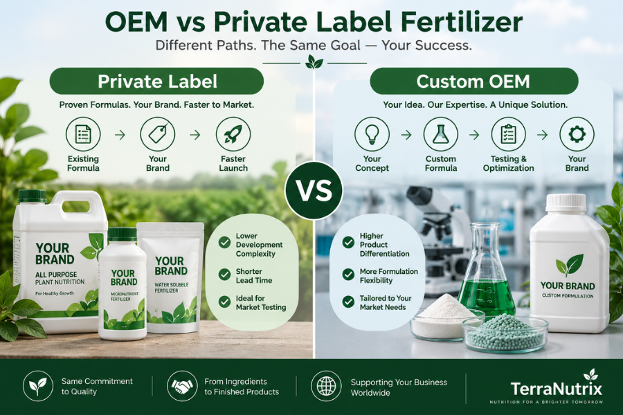 OEM vs Private Label Fertilizer